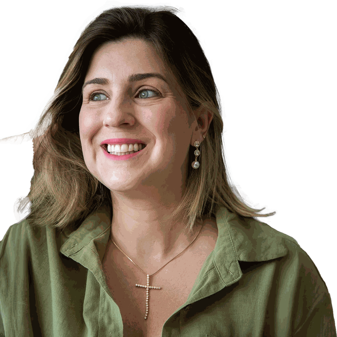 Juliane Ganem sorrindo